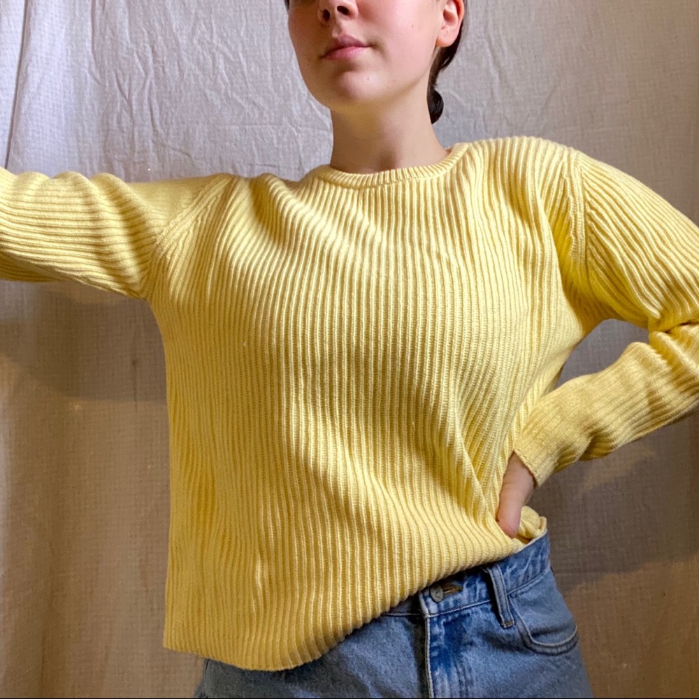 LL bean cable knit sweater